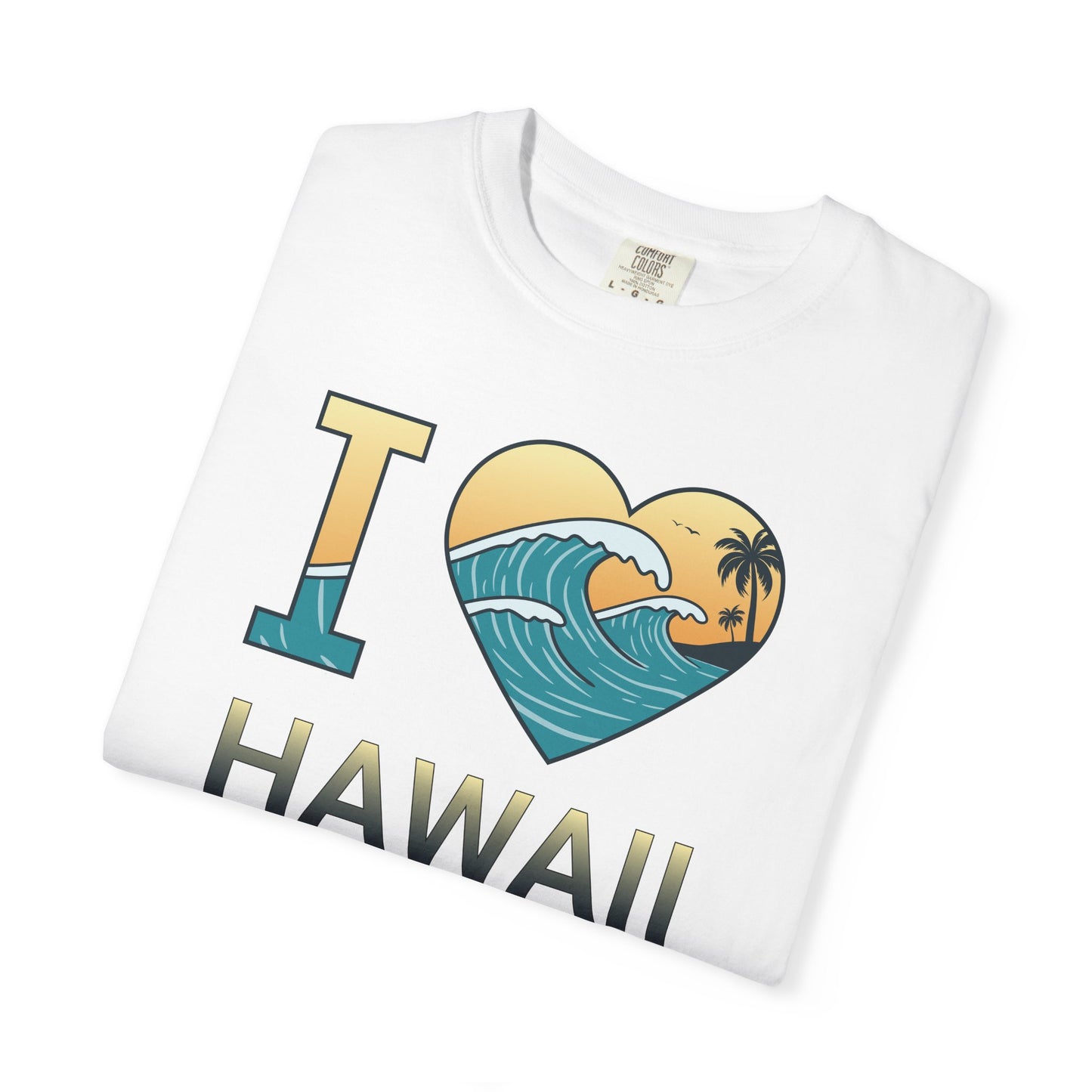 WAVE OF ALOHA: I ❤️ HAWAII T-Shirt